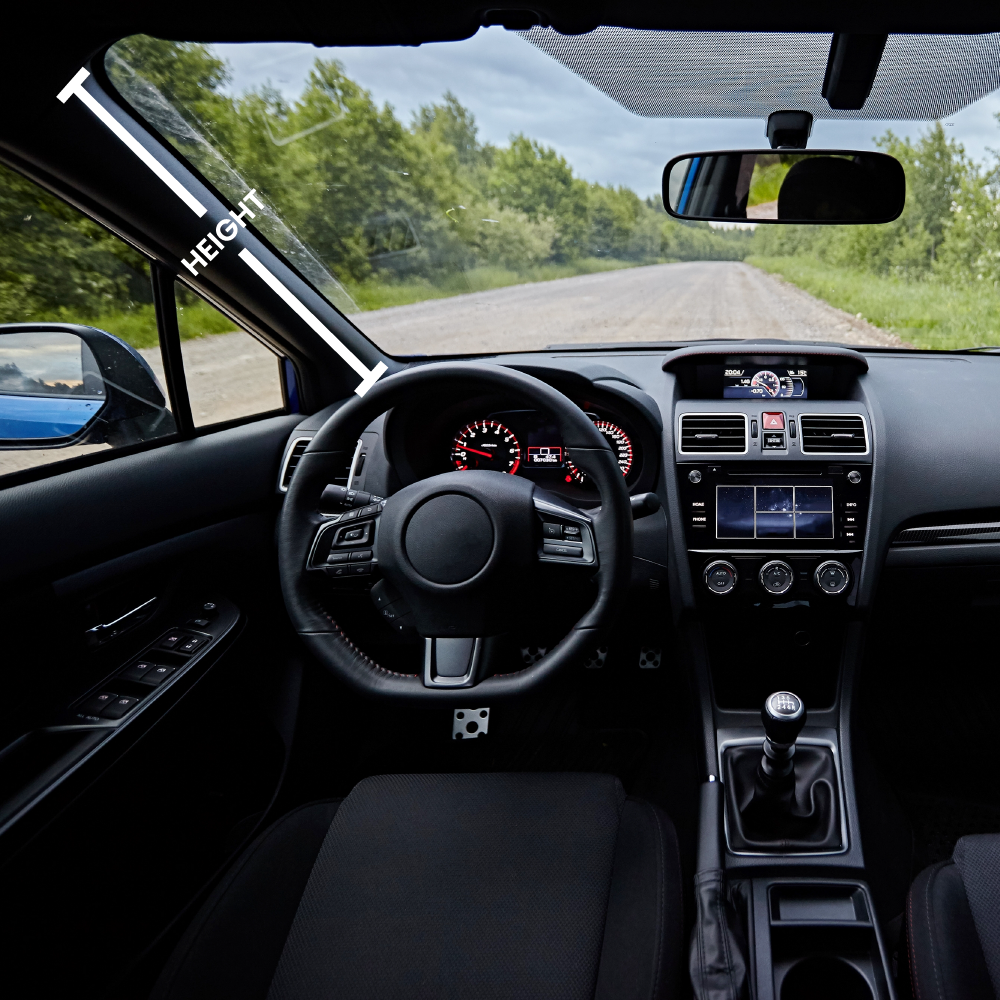 Windshield measurement